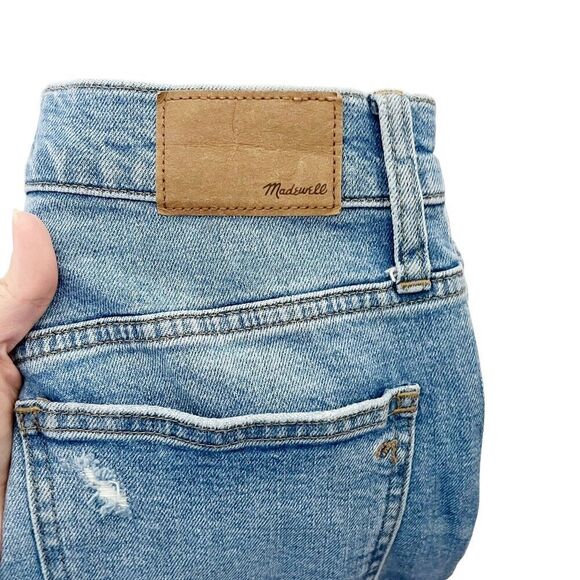 Madewell The Perfect Vintage Jean Denman Wash Size 26 Distressed Cropped - Picture 4 of 12
